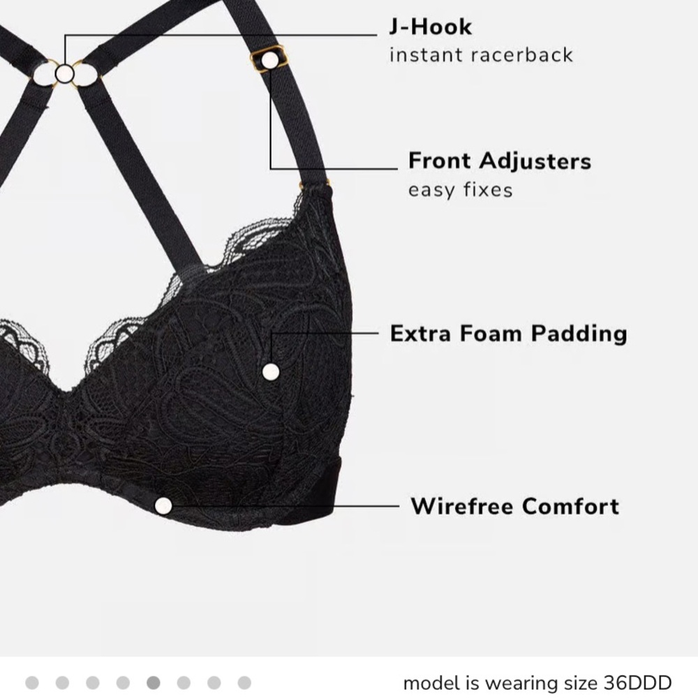 Lively wire-free lace bra - Picture 5 of 8